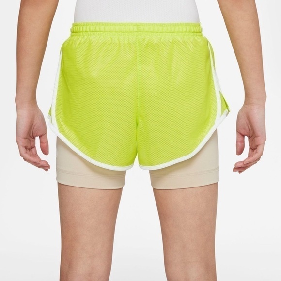 NIKE Girls' Dri-Fit Tempo 2-In-1 Training Shorts - Picture 3 of 7